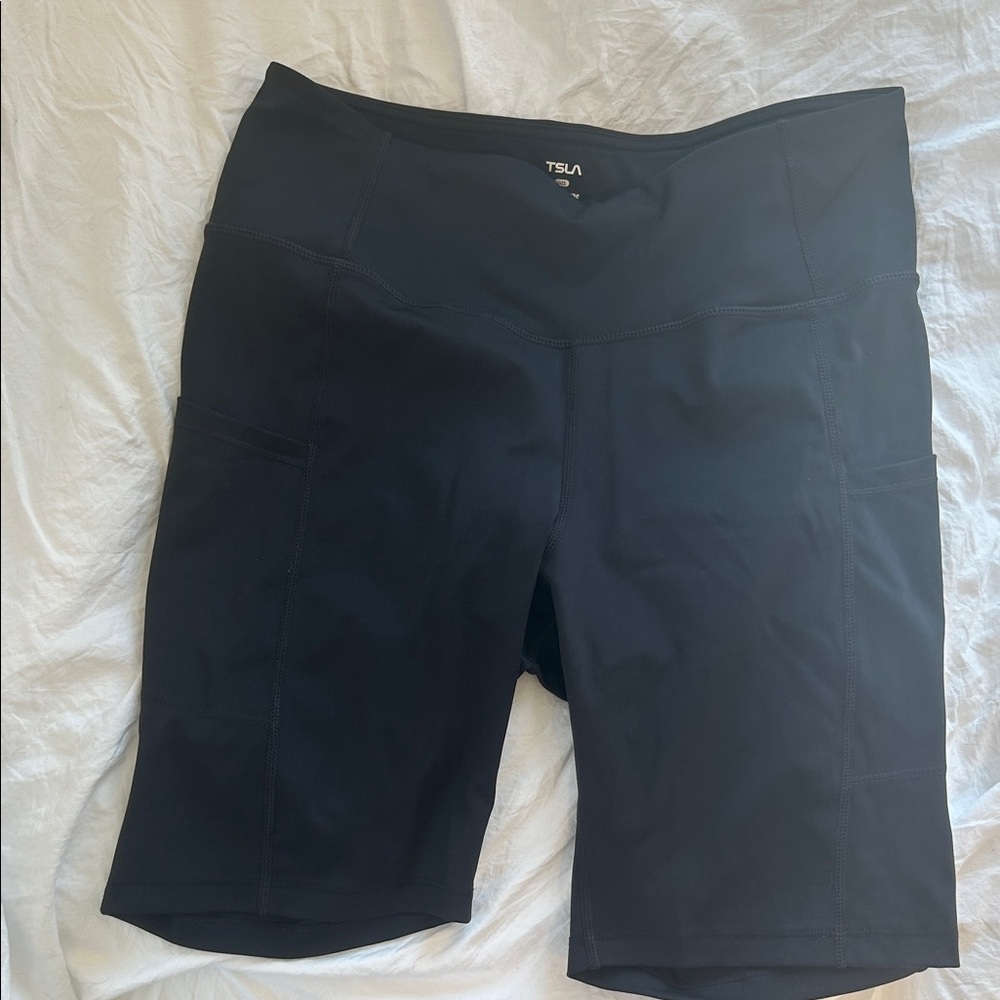 TSLA Biker Shorts